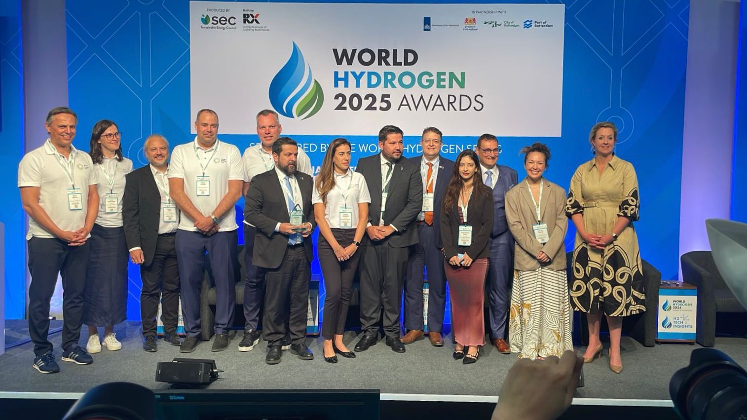 Porto Piauí vence prêmio internacional World Hydrogen 2025 em Roterdã