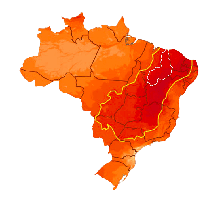 Mapa de Irradiação Solar